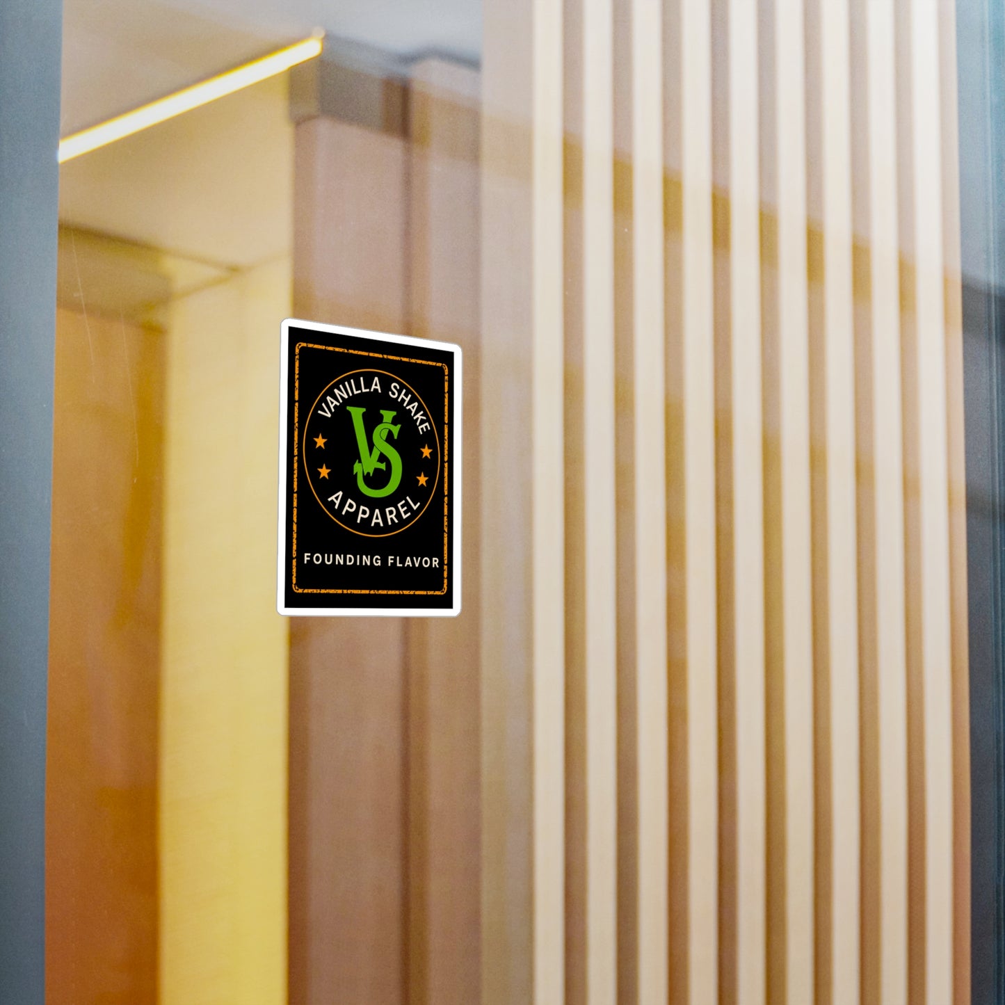 LIMITED EDITION Vanilla Shake Apparel Co Founding Flavor Sticker