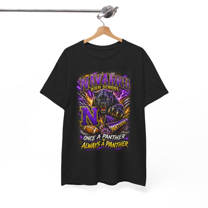 Navarro High Panthers Graphic Tee — "Once a Panther, Always a Panther" School Spirit Shirt