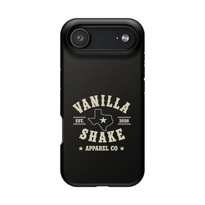 Black w/Ivory Logo lmpact-Resistant Phone Cases