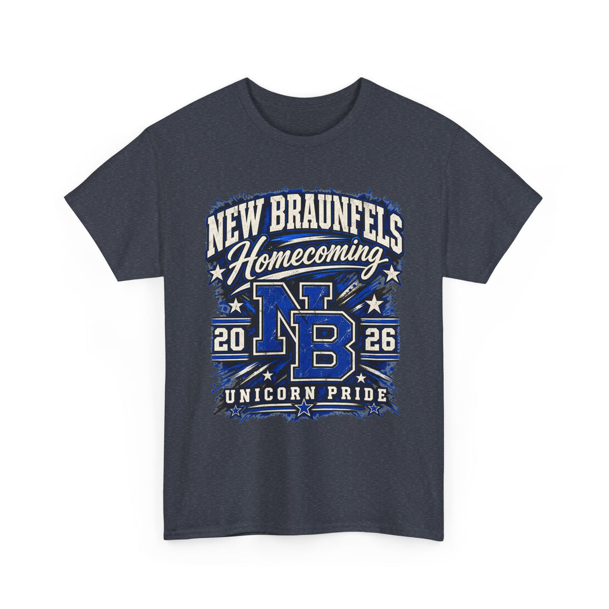 New Braunfels Homecoming 2026 T-Shirt — NB Unicorn Pride School Spirit Tee