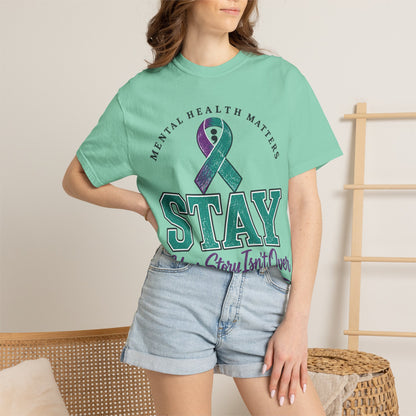 Mental Health Awareness 'Stay — Your Story Isn't Over' T-Shirt