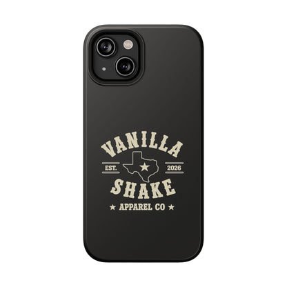 Black w/Ivory Logo lmpact-Resistant Phone Cases