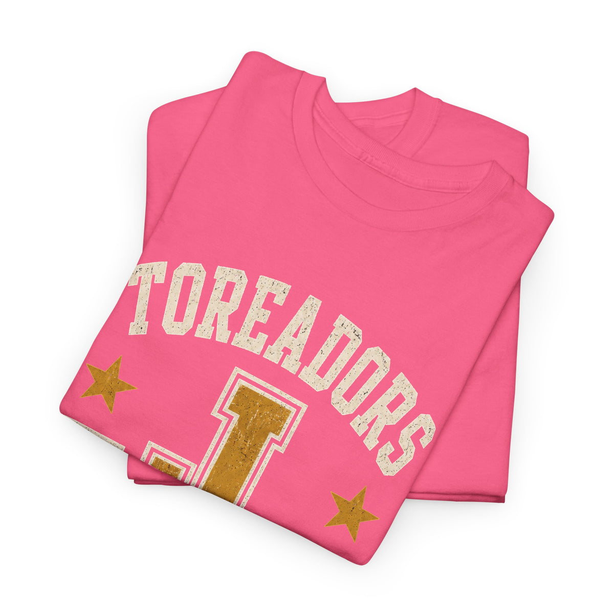 Toreadors Jim Barnes School Letterman Tee — Vintage School Spirit T-Shirt