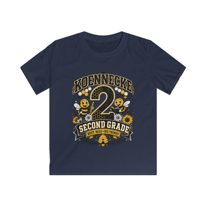 Personalized '2 Second Grade' Kids Tee — Custom Name Back-to-School Shirt