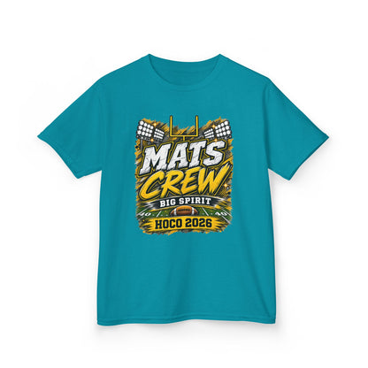 Kids Tee — "Mats Crew Big Spirit Hoco 2026" Football Crewneck
