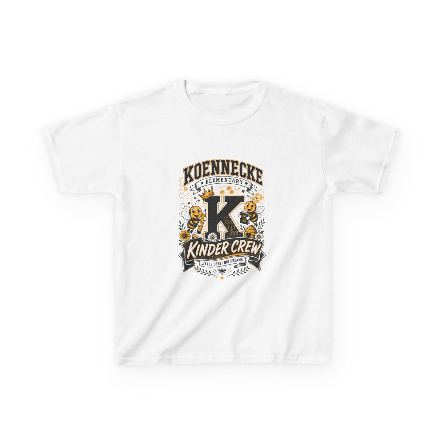 Kinder Crew Kids T-Shirt — 'Koennecke Kinder Crew' School Spirit Tee