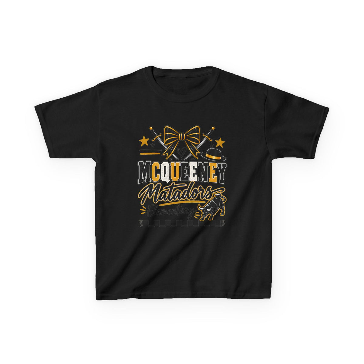 Kids Tee — McQueeny Matadors Elementary School Spirit Shirt