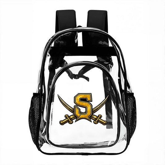 Seguin Matadors Clear Backpack with 2 Mesh Pocket