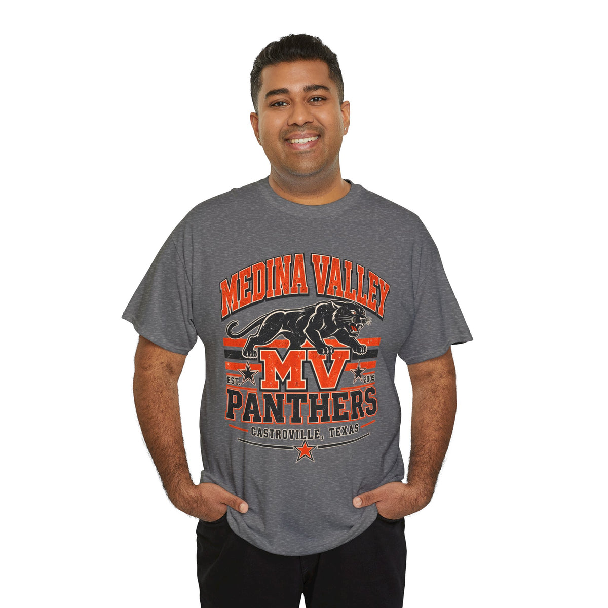 Medina Valley Panthers MV Castrovile Texas T-Shirt