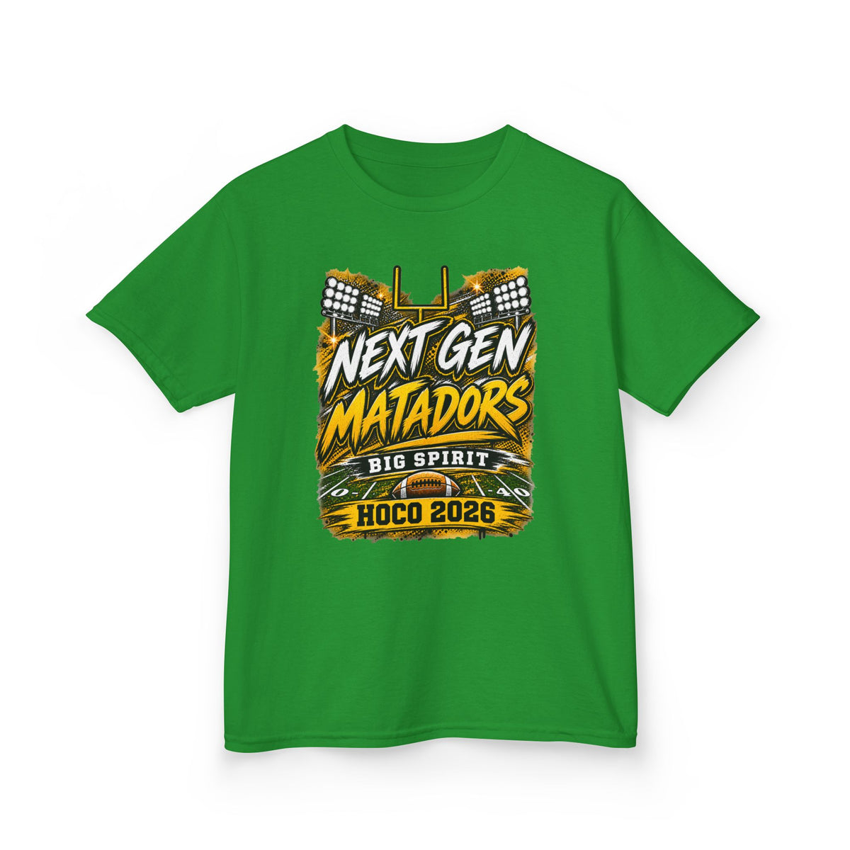 Kids Tee — "Next Gen Matadors" HOCO 2026 Big Spirit School Spirit Shirt