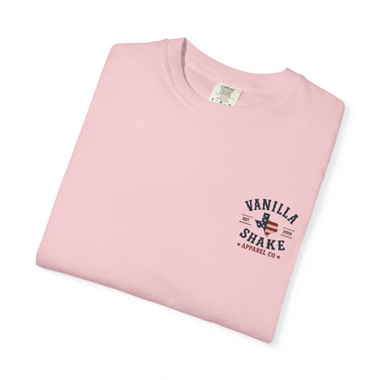 Mr. & Mrs. Shake 4th of July Unisex Garment-Dyed T-shirt