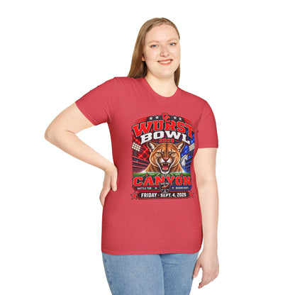 Wurst Bowl 2026 T-Shirt — Canyon Football Game Day Tee