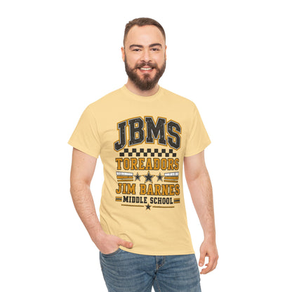 Jim Barnes Middle School Toreadors Tee — JBMS School Spirit T-Shirt