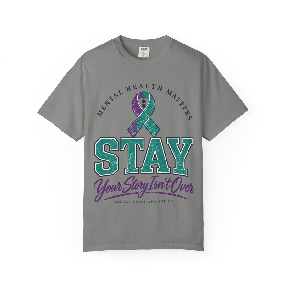Mental Health Awareness 'Stay — Your Story Isn't Over' T-Shirt