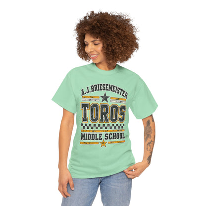 Toros Middle School Tee — A.J. Briesemeister School Spirit T-Shirt