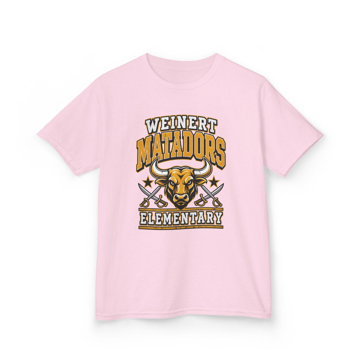 Weinert Matadors Elementary Kids T-Shirt — School Mascot Tee