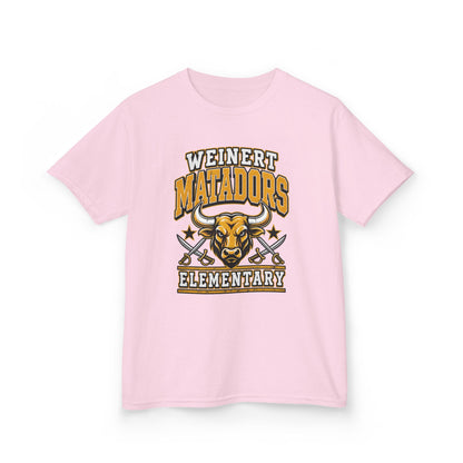 Weinert Matadors Elementary Kids T-Shirt — School Mascot Tee
