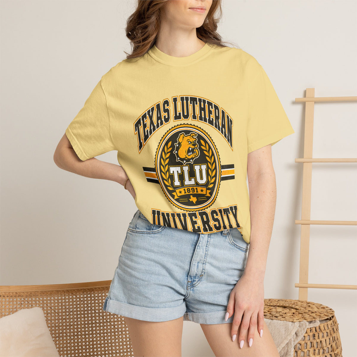 Texas Lutheran University TLU Crest T-Shirt