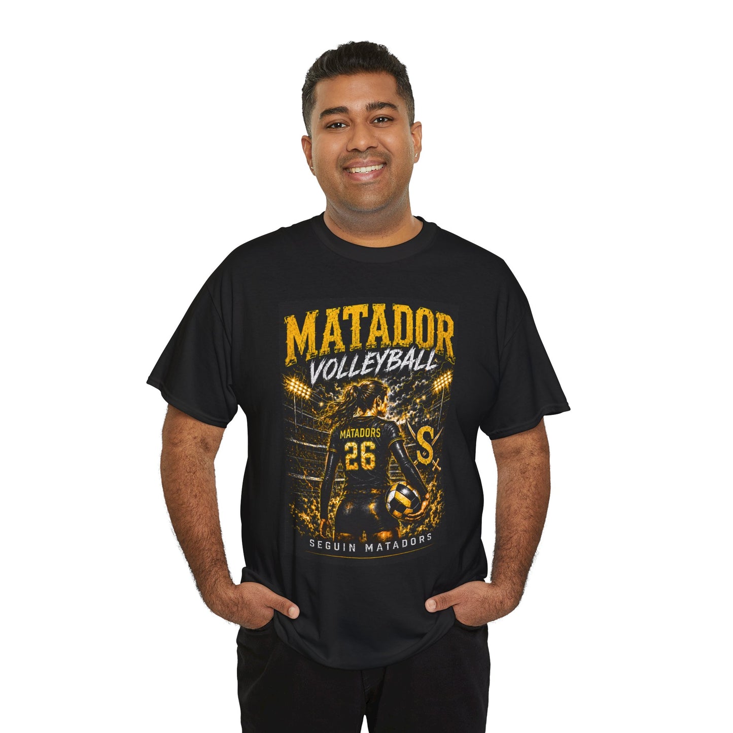Matador Volleyball Team Tee — Sequoia Matadors Jersey Design