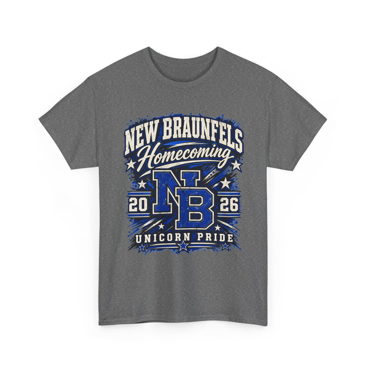 New Braunfels Homecoming 2026 T-Shirt — NB Unicorn Pride School Spirit Tee
