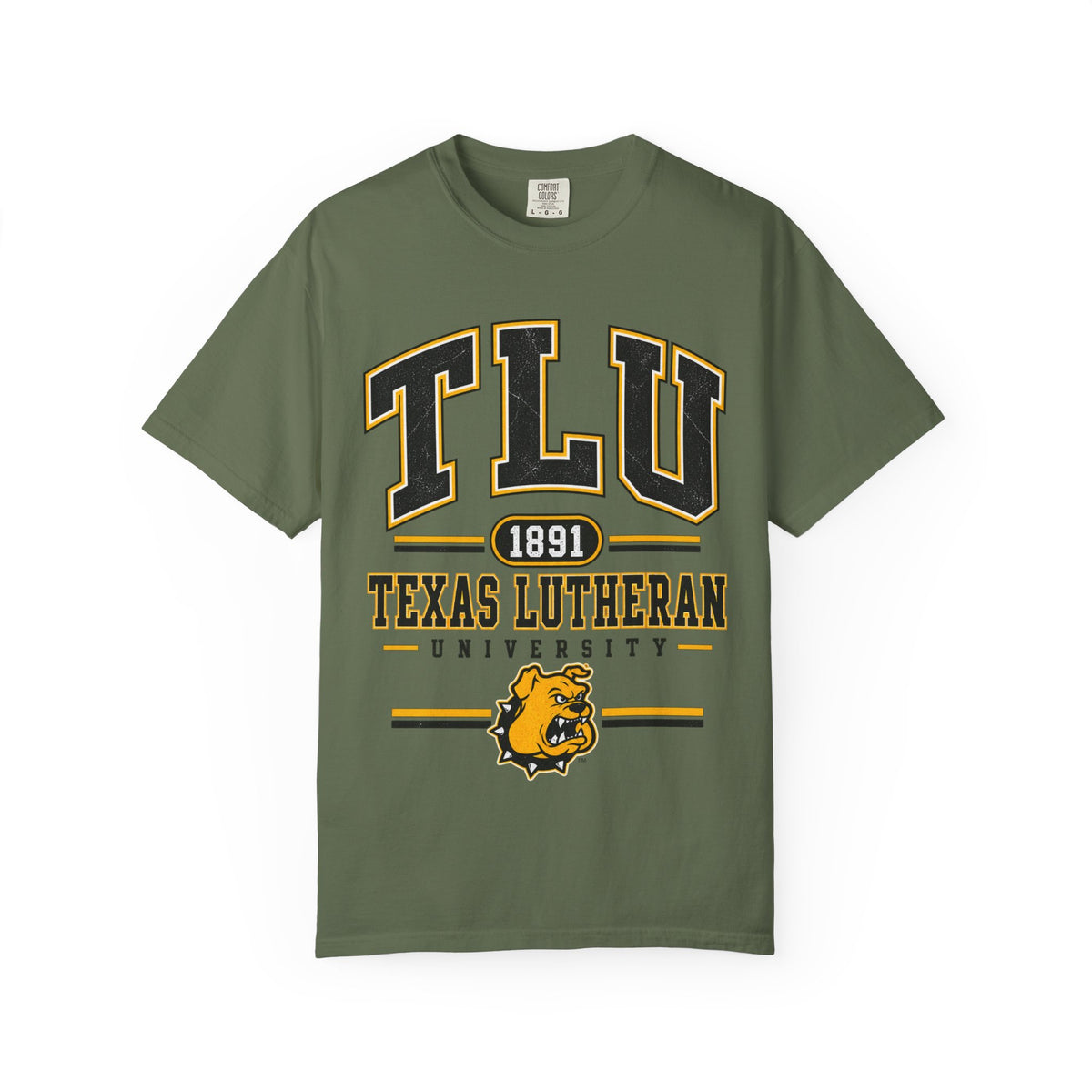 TLU Texas Lutheran University Bulldogs 1891 College T-Shirt
