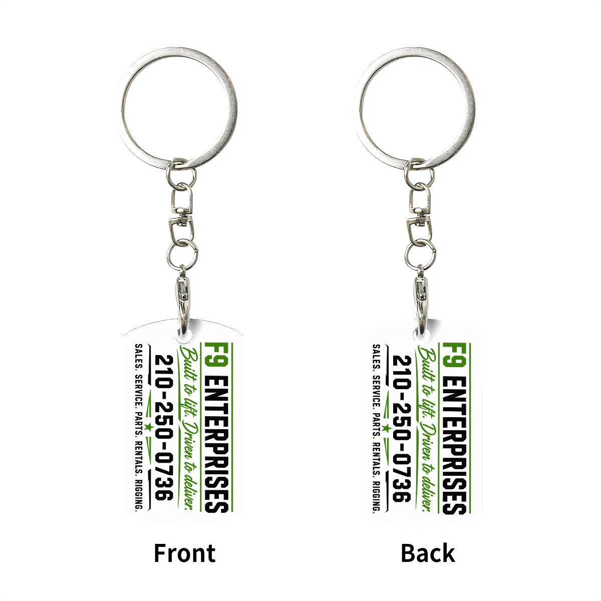 F9 Metal Keychain