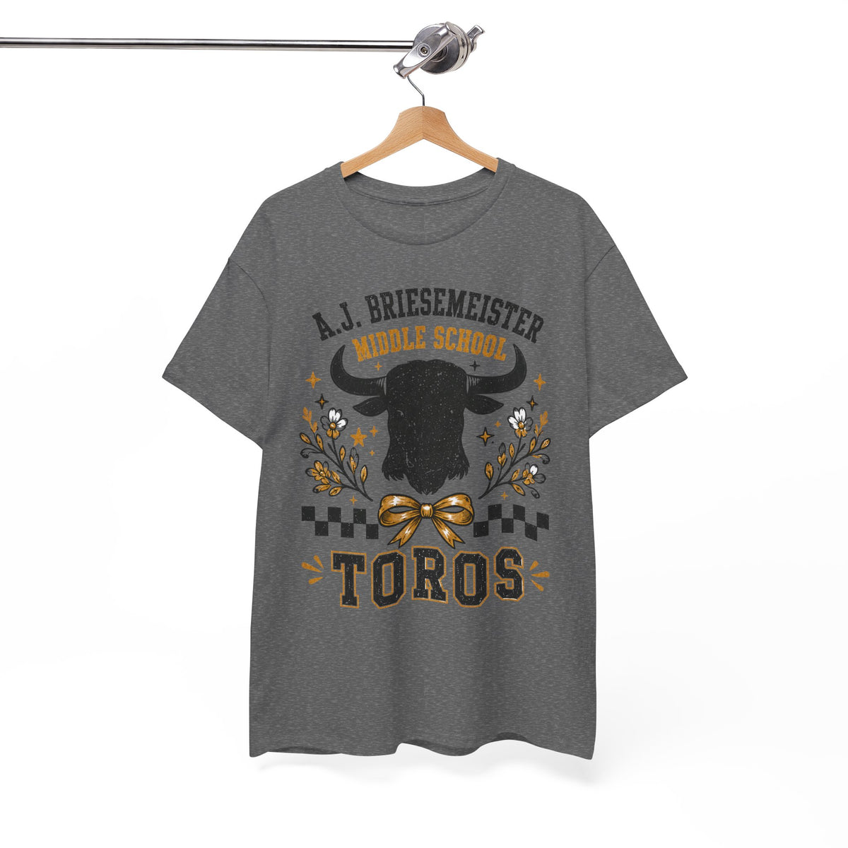 Toros Middle School Tee — A.J. Briesemeister School Spirit T-Shirt