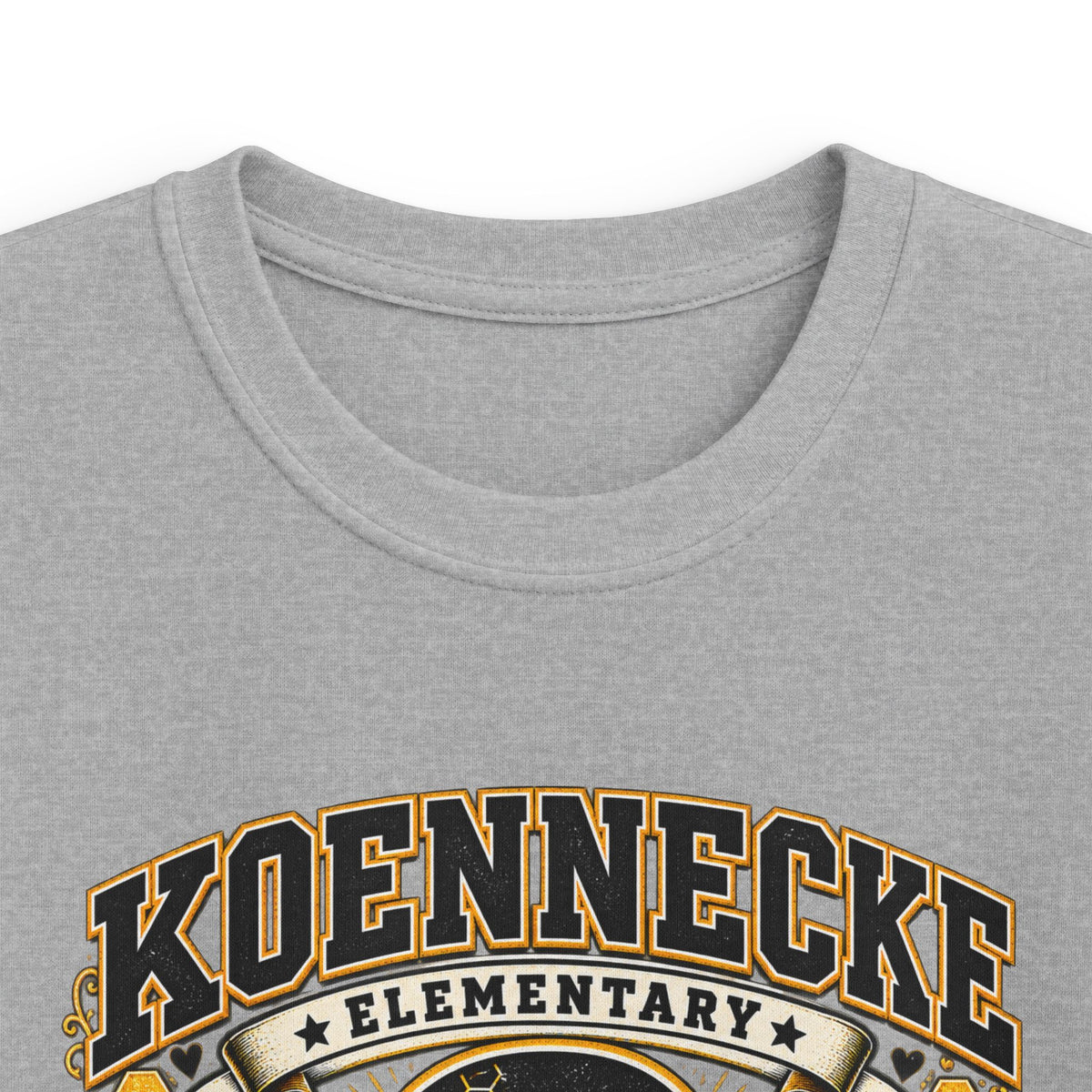 Third Grade Kids Tee - Koennecke Elementary 3rd Grade Sunflower Bee School Shirt