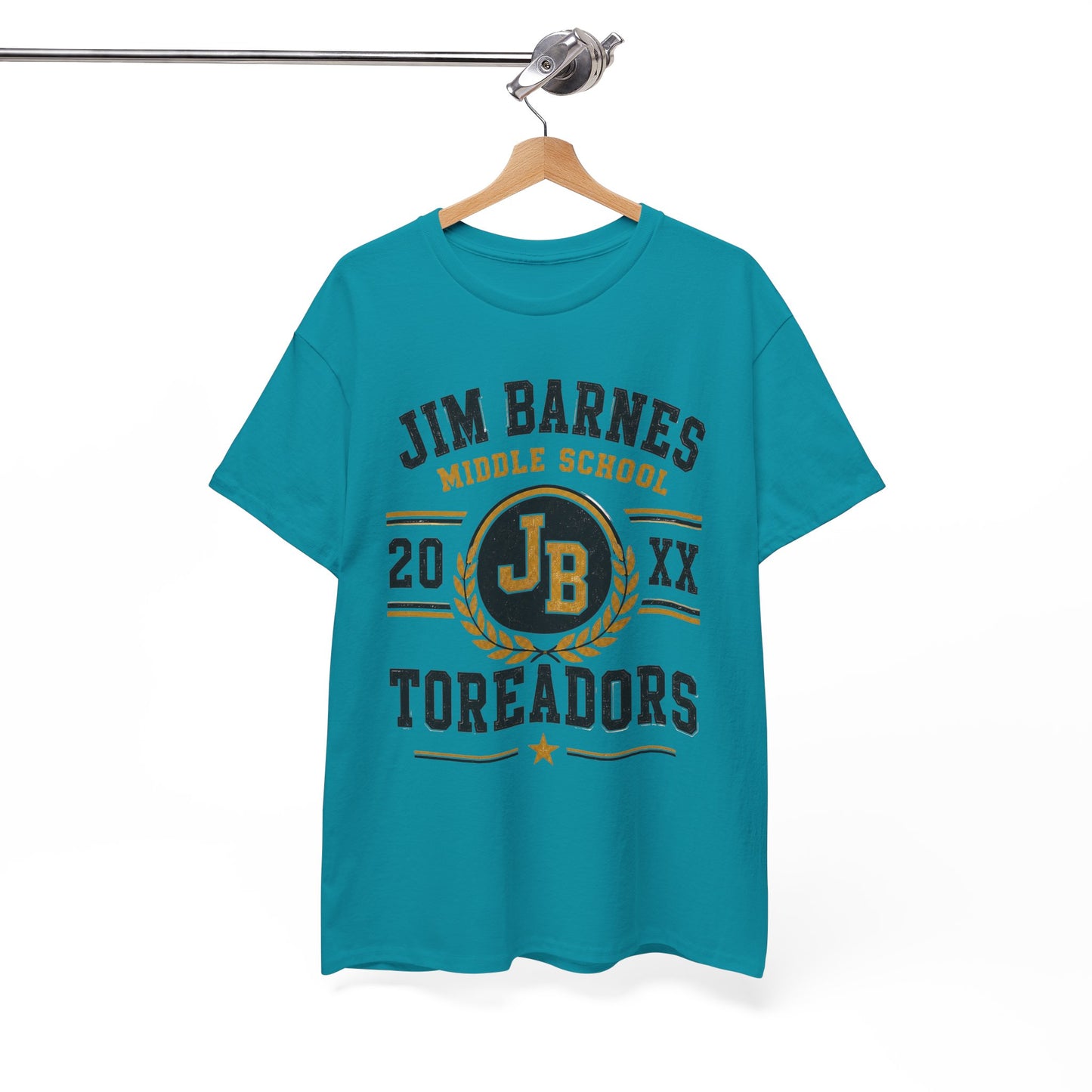 Jim Barnes Middle School Toreadors T-Shirt — School Spirit Tee with JB Crest