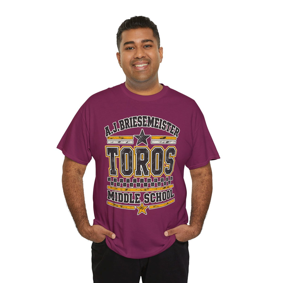 Toros Middle School Tee — A.J. Briesemeister School Spirit T-Shirt