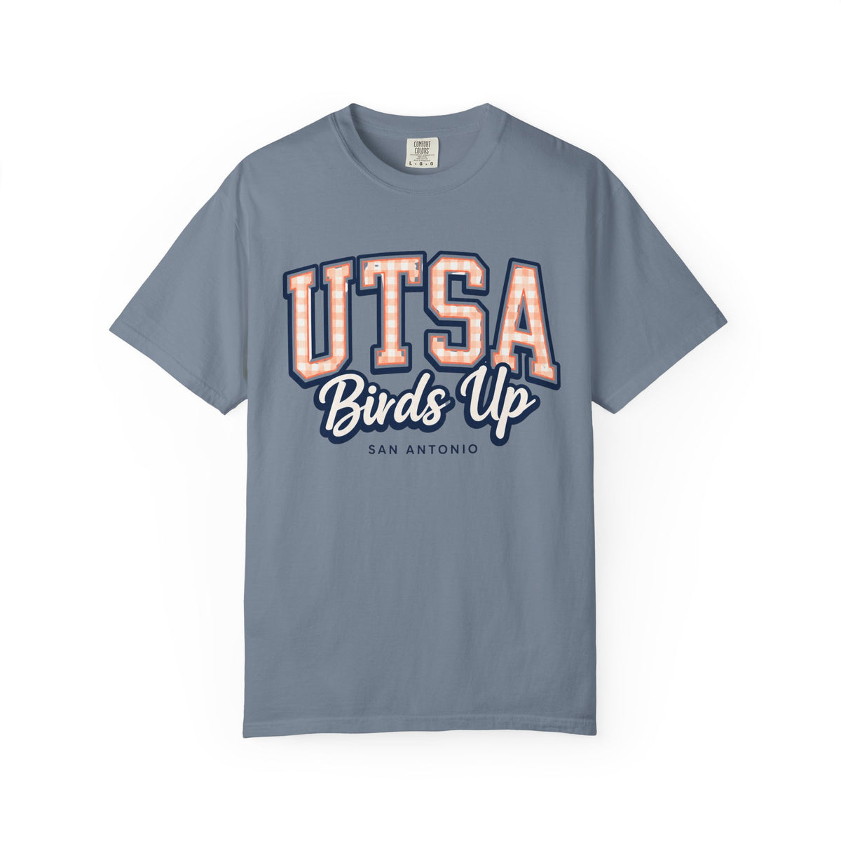 UTSA Birds Up T-Shirt — San Antonio Orange Garment-Dyed Tee