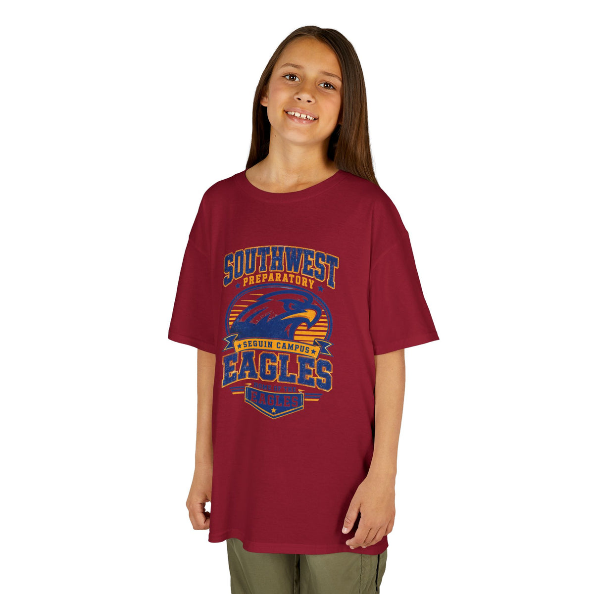 Kids Tee — Southwest Eagles School Spirit Football Team Shirt