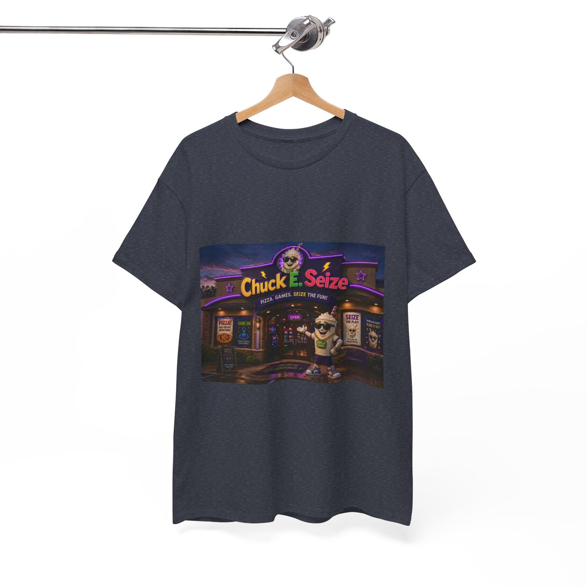Chuck E. Seize Arcade Night T‑Shirt