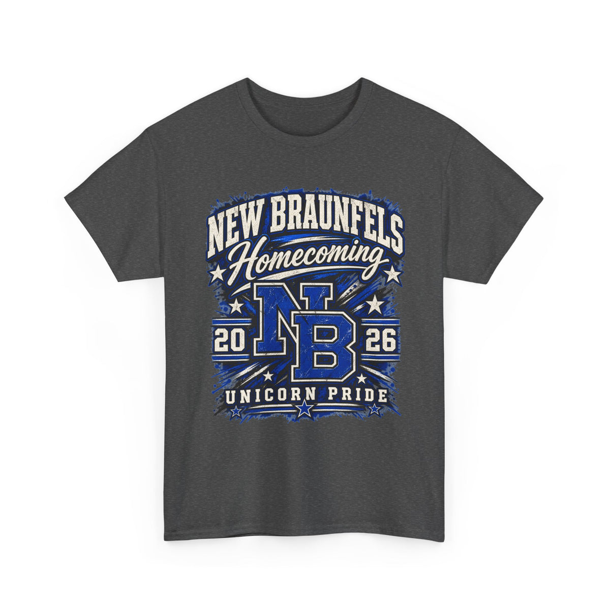 New Braunfels Homecoming 2026 T-Shirt — NB Unicorn Pride School Spirit Tee