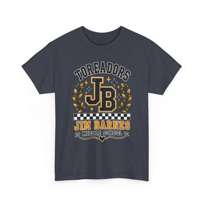 Toreadors JB Jim Barnes Middle School Tee — School Spirit Graphic T-Shirt