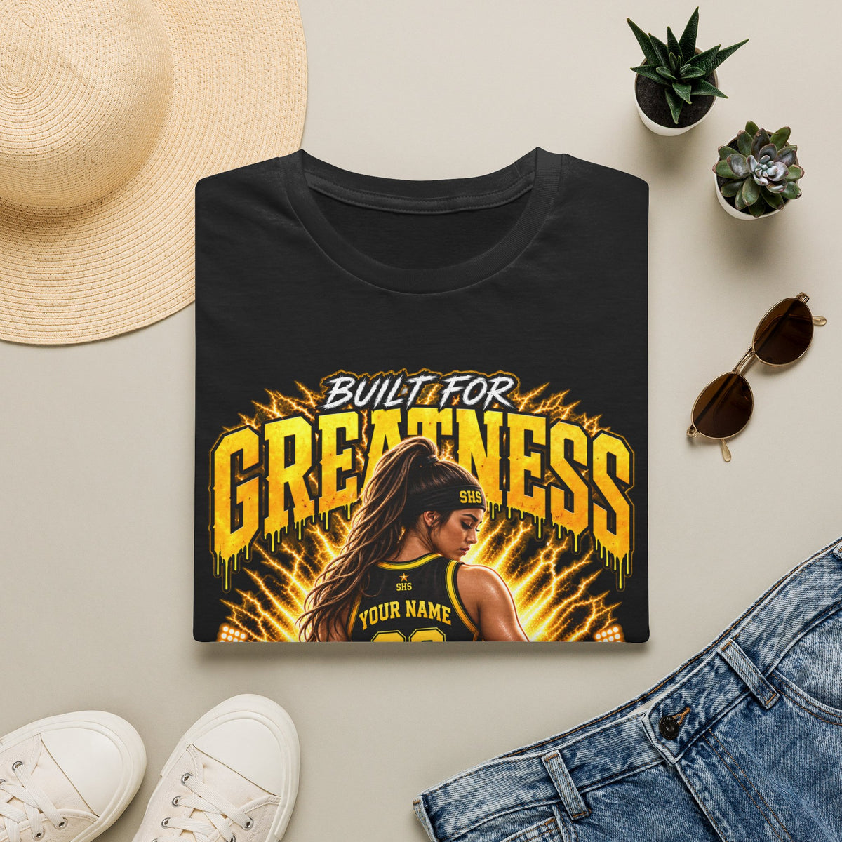 Custom Seguin Matador Girls Basketball Player Tee | Personalized Name & Jersey Number