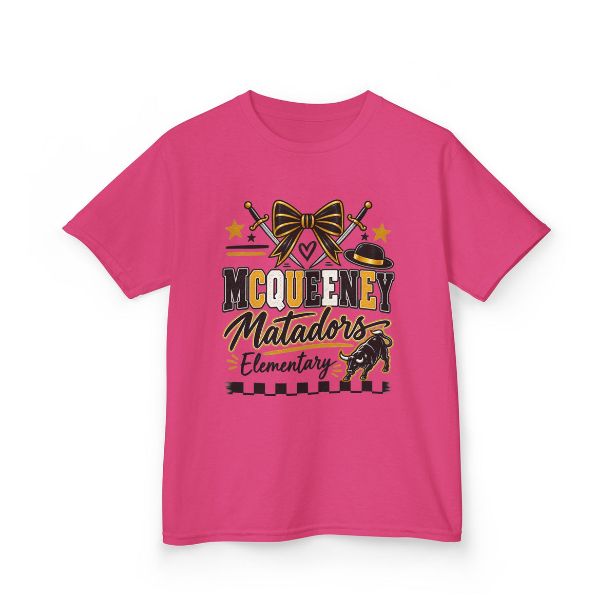 Kids Tee — McQueeny Matadors Elementary School Spirit Shirt