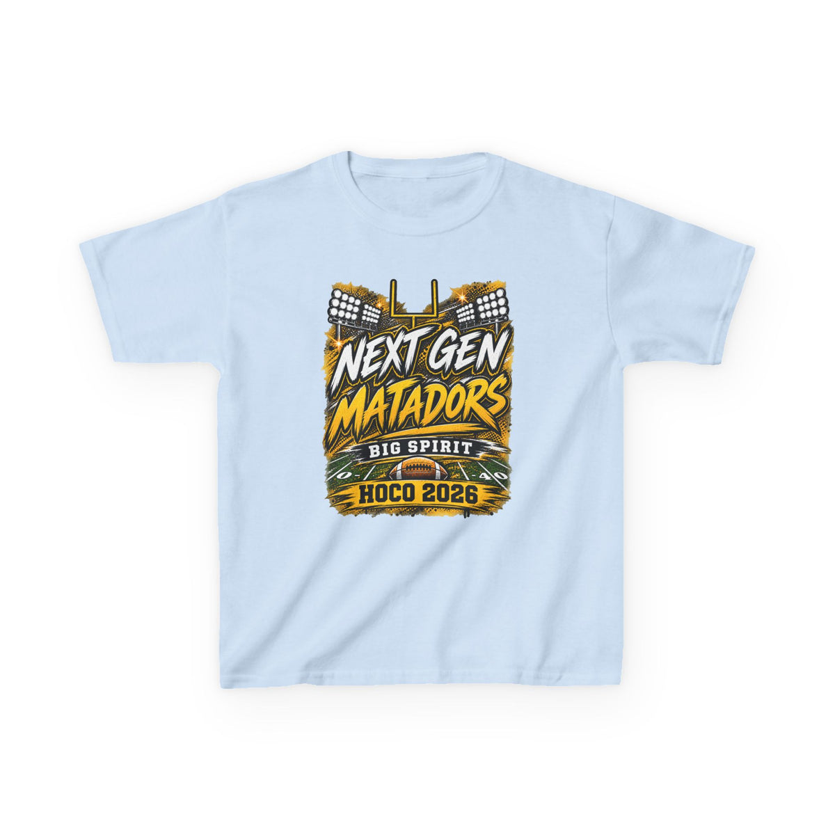 Kids Tee — "Next Gen Matadors" HOCO 2026 Big Spirit School Spirit Shirt