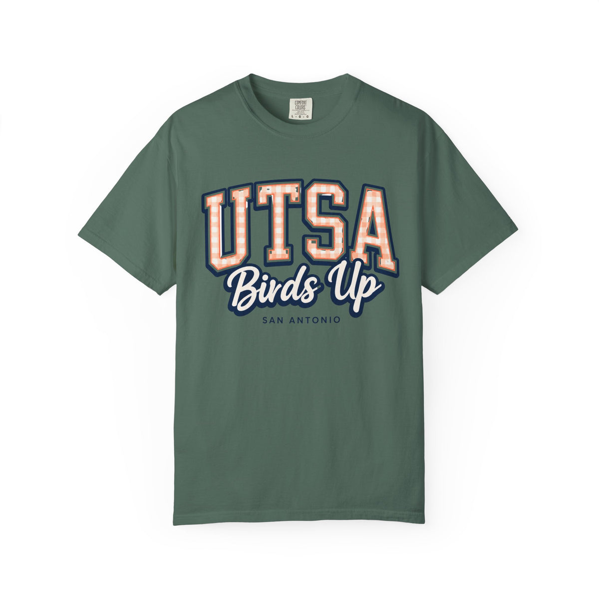 UTSA Birds Up T-Shirt — San Antonio Orange Garment-Dyed Tee