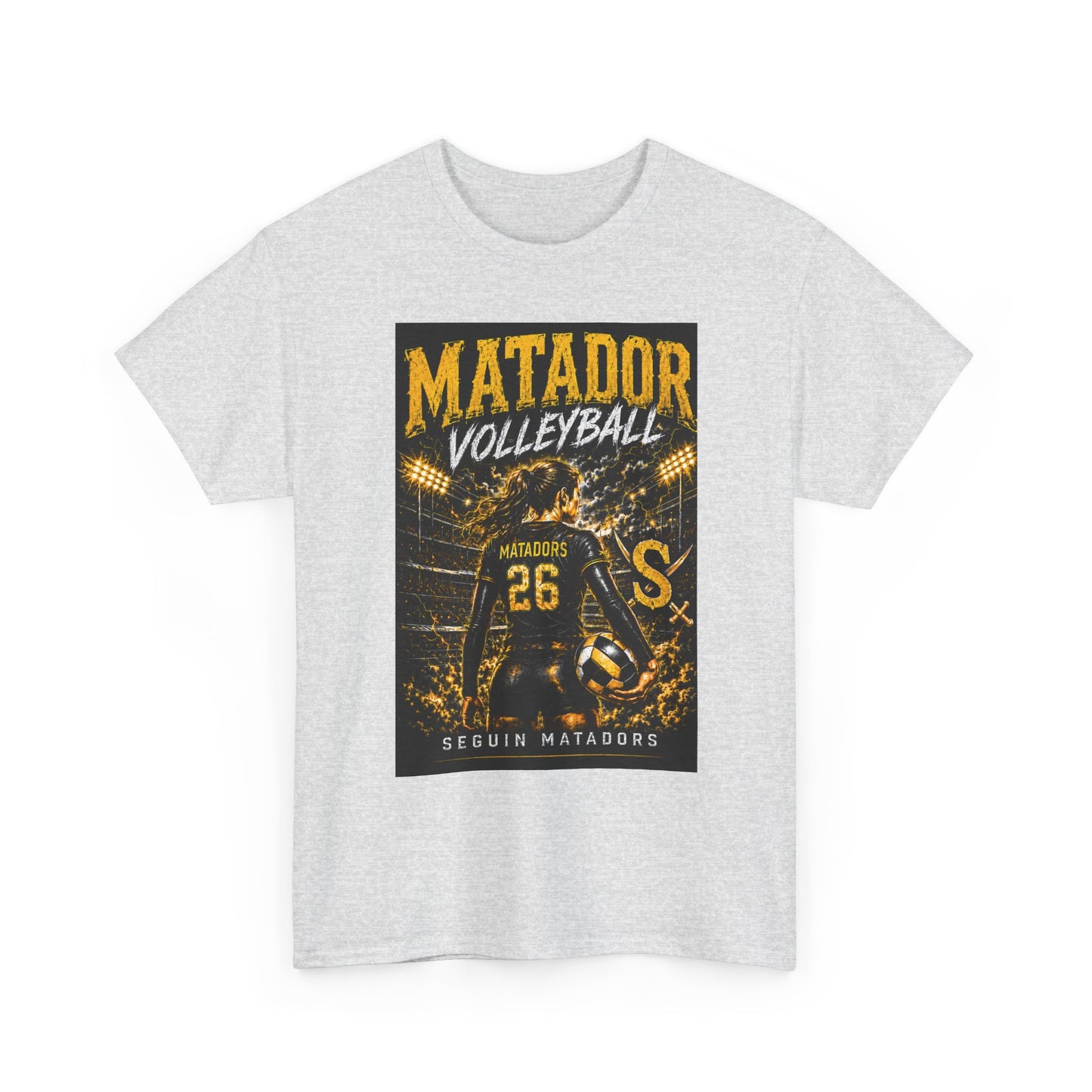 Matador Volleyball Team Tee — Sequoia Matadors Jersey Design