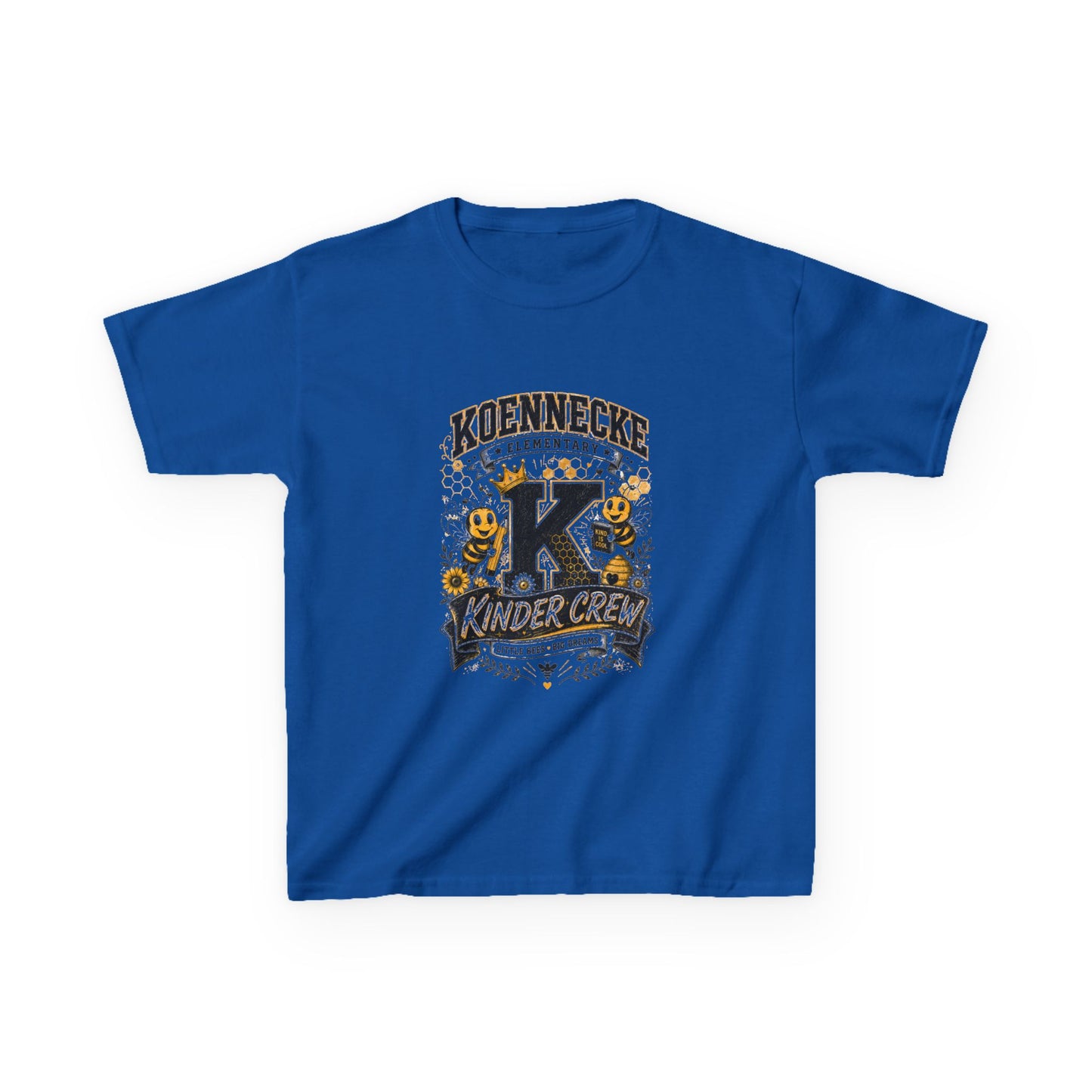 Kinder Crew Kids T-Shirt — 'Koennecke Kinder Crew' School Spirit Tee