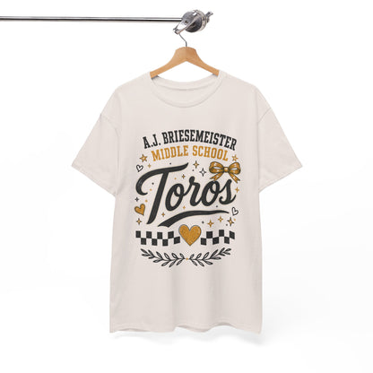 Toros Middle School Tee — L.J. Briesemaster School Spirit Shirt