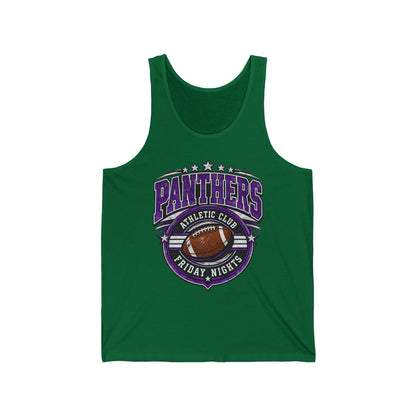 Panthers Friday Nights Football Tank — Personalized 'Wright 26' Athletic Club Jersey