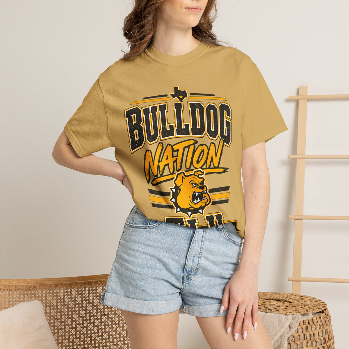 Bulldog Nation T-Shirt — TLU Mascot College Tee