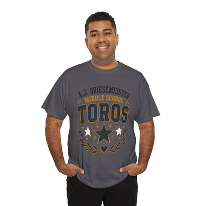 Toros Middle School Tee – A.J. Briesmeister School Spirit Shirt