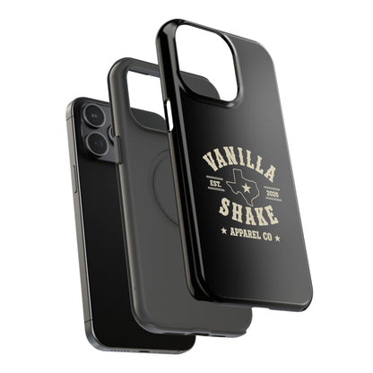 Black w/Ivory Logo lmpact-Resistant Phone Cases