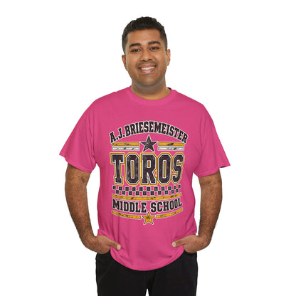 Toros Middle School Tee — A.J. Briesemeister School Spirit T-Shirt
