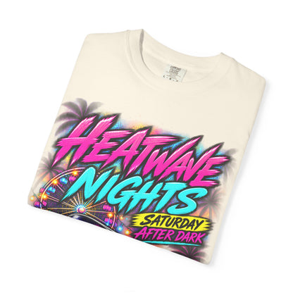 Heatwave Nights T-Shirt — Gonzales, Texas Retro Neon Party Tee