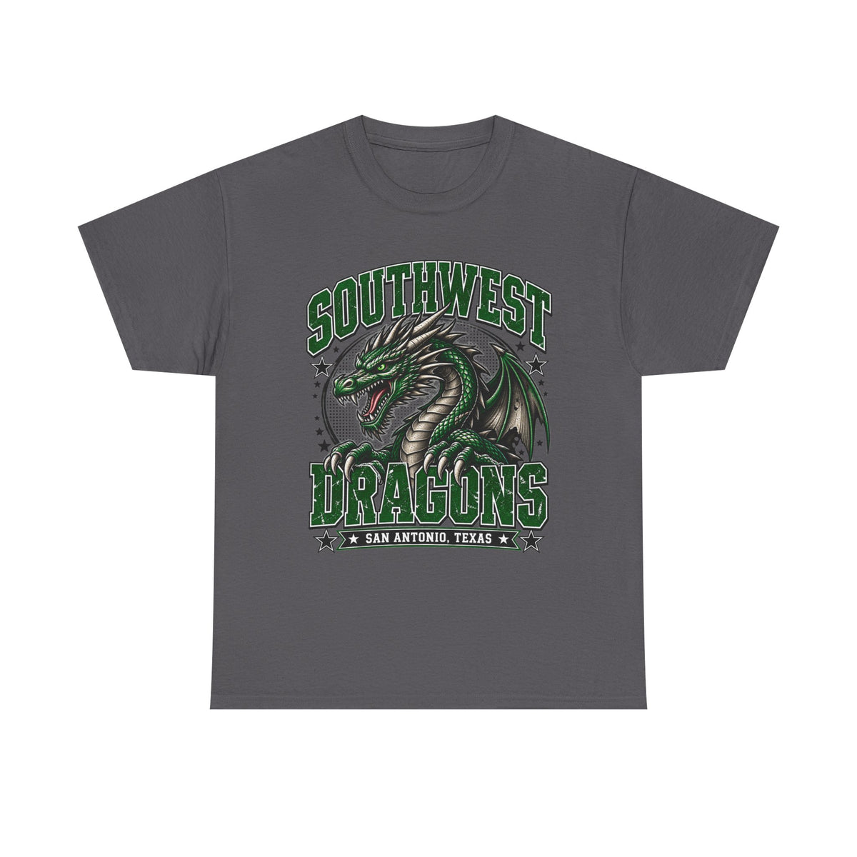 Southwest Dragons T-Shirt — San Antonio Texas Green Dragon Graphic Tee