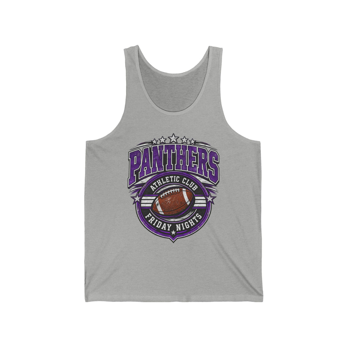 Panthers Friday Nights Football Tank — Personalized 'Wright 26' Athletic Club Jersey